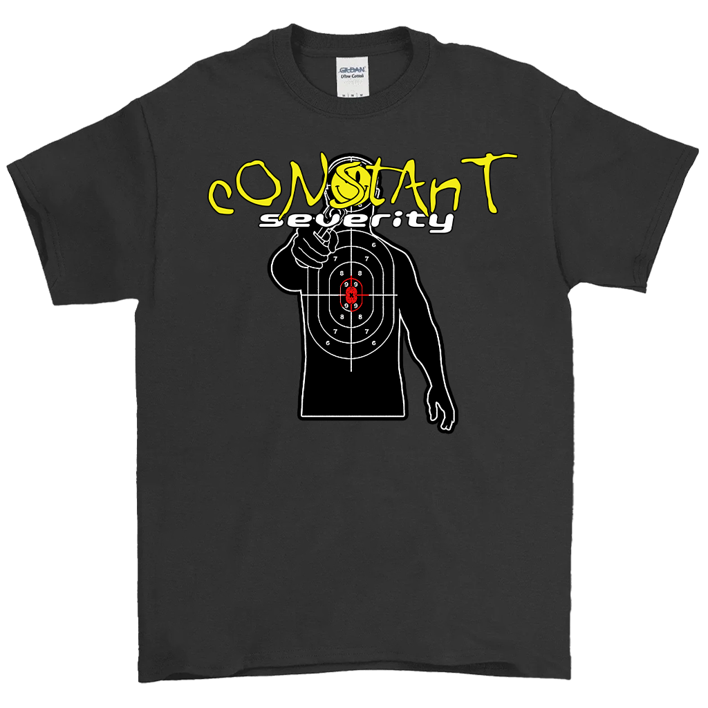 Black Constant Target Tee