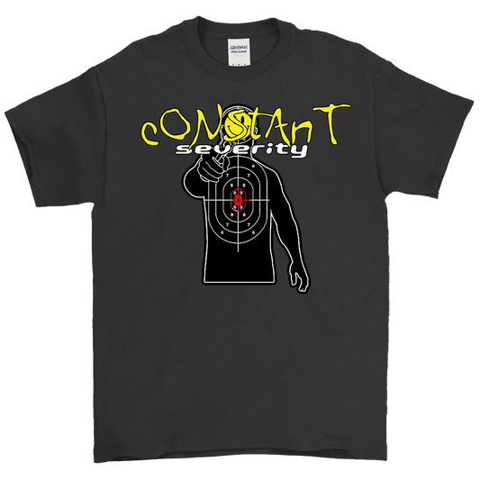 Black Constant Target Tee