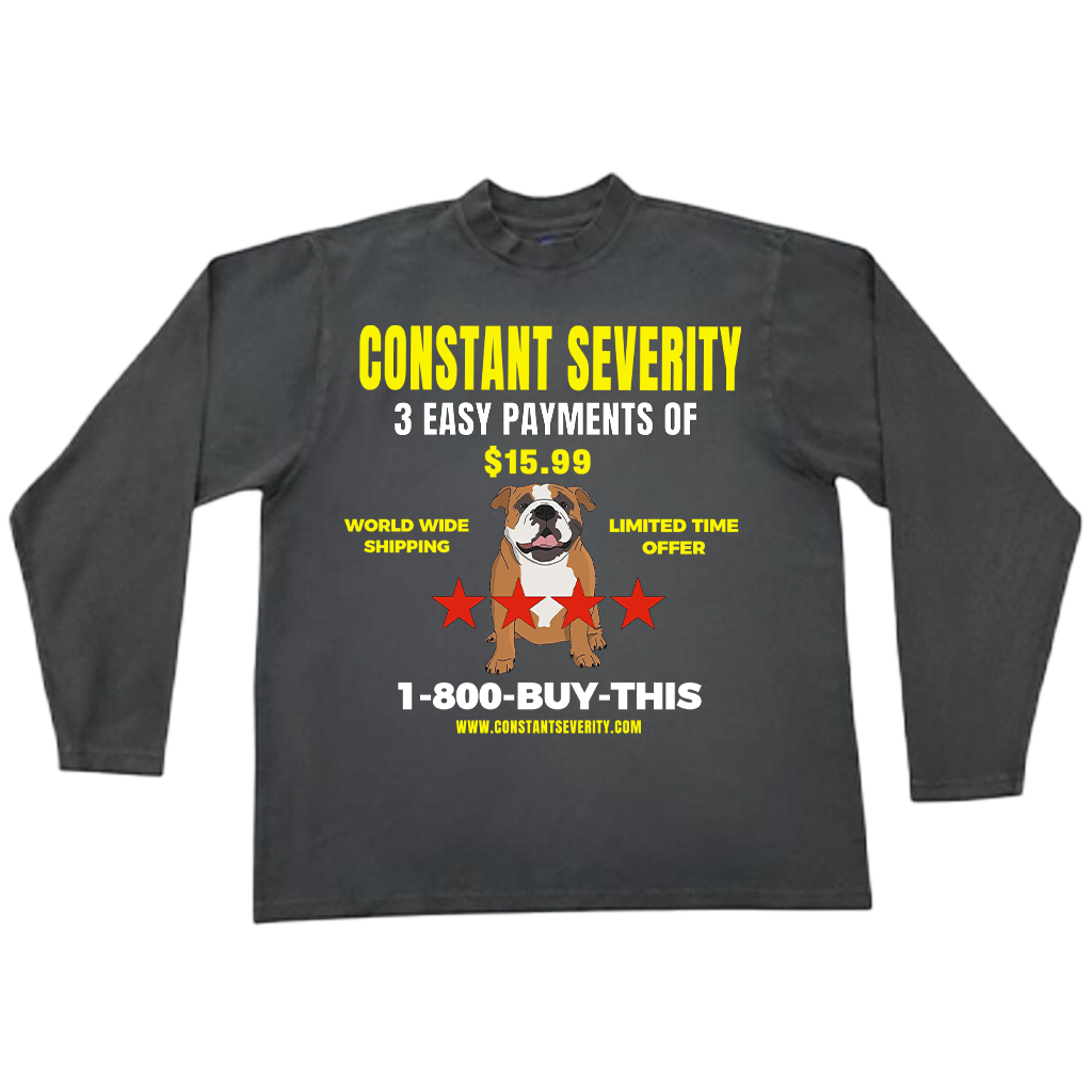 YZY GAP 1-800 Long Sleeve Constant Tee