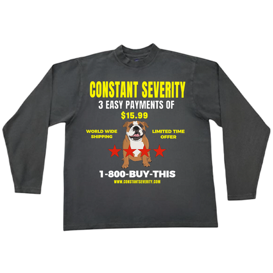 YZY GAP 1-800 Long Sleeve Constant Tee