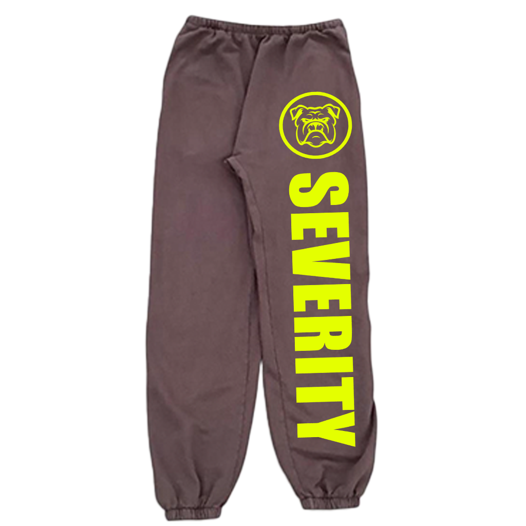 Brown & Yellow Severity Joggers