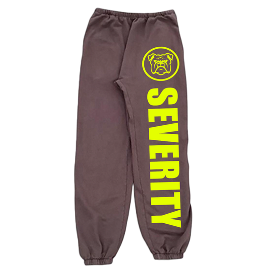 Brown & Yellow Severity Joggers