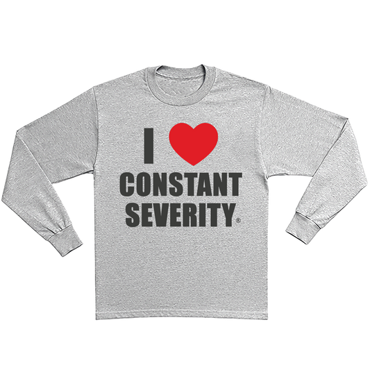 Long Sleeve I Heart Constant Severity Tee