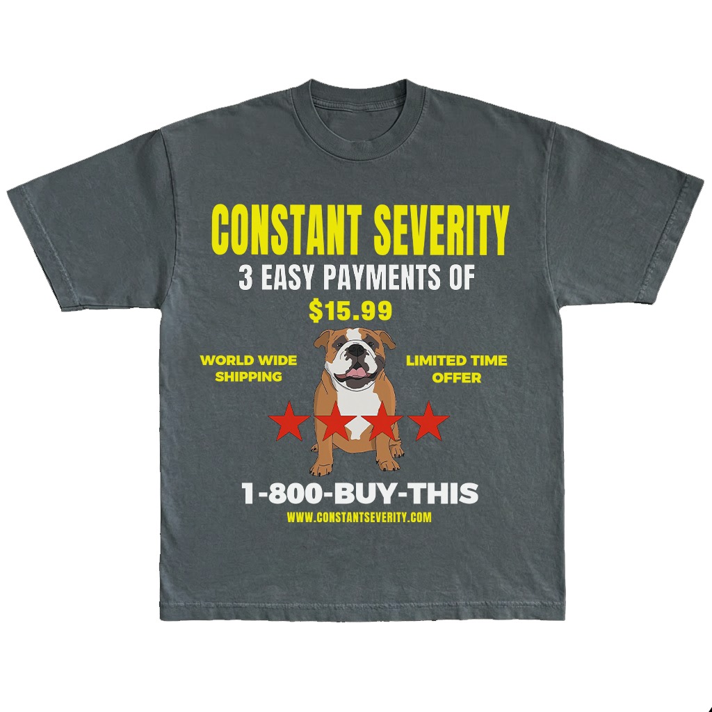Grey 1-800 Constant Tee