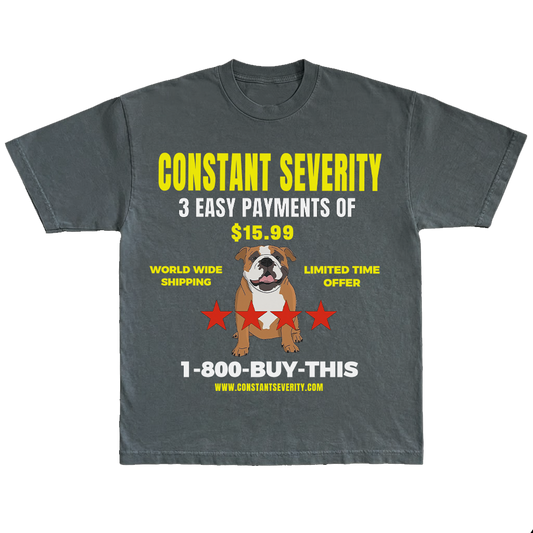 Grey 1-800 Constant Tee