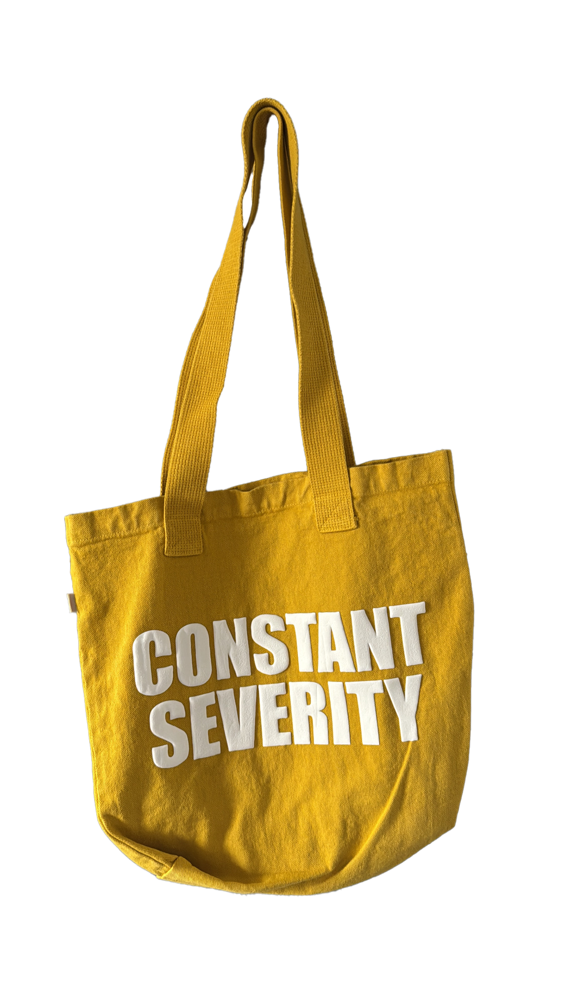 Yellow Puff Print Tote Bag